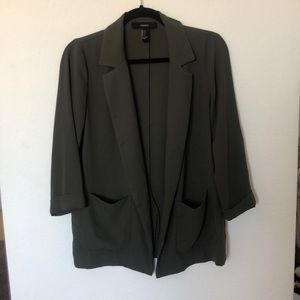 Forest Green Lightweight Blazer